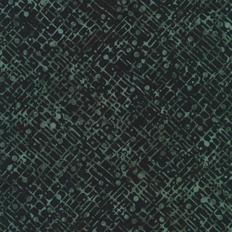 Robert Kaufman, Artisan Batiks, Concerto, Geometric Splash, Black