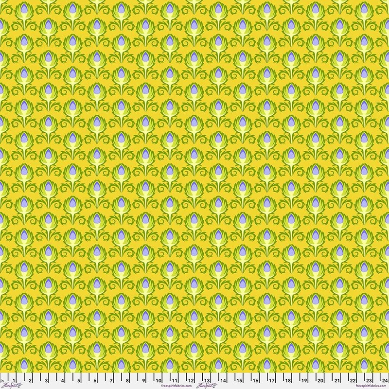FreeSpirit, Vegetable Patch, Jane Sassaman, SM Artichoke - Yello