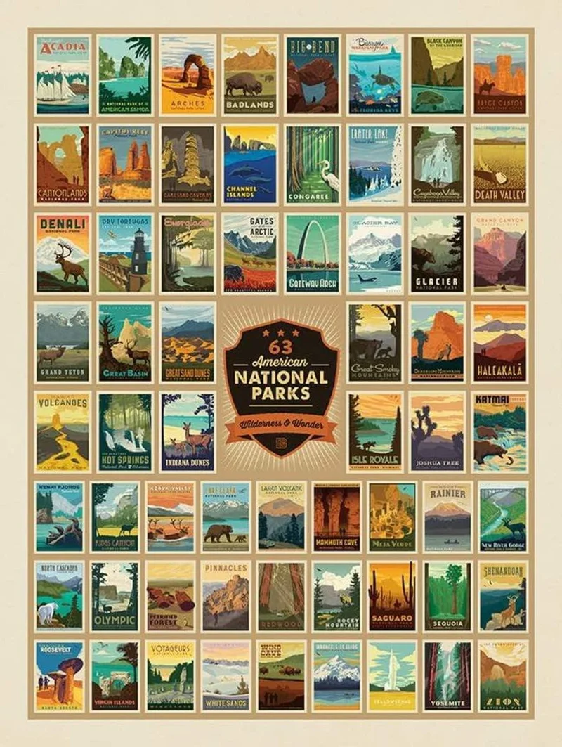 National Parks Signs C8784-SEAGREEN