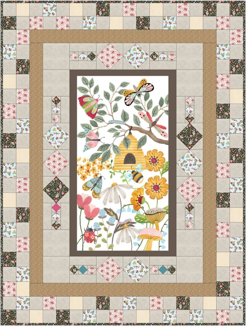 Natures Symphony / Panel Bliss Quilt Kit