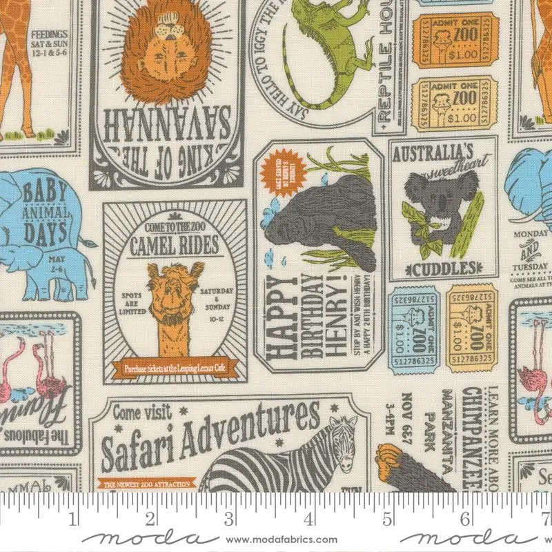 Moda, Stacey Iest Hsu, Zoo Tickets Collage, Dove Gray