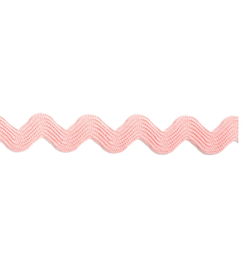 Zackenlitze Uni 7mm rosa
