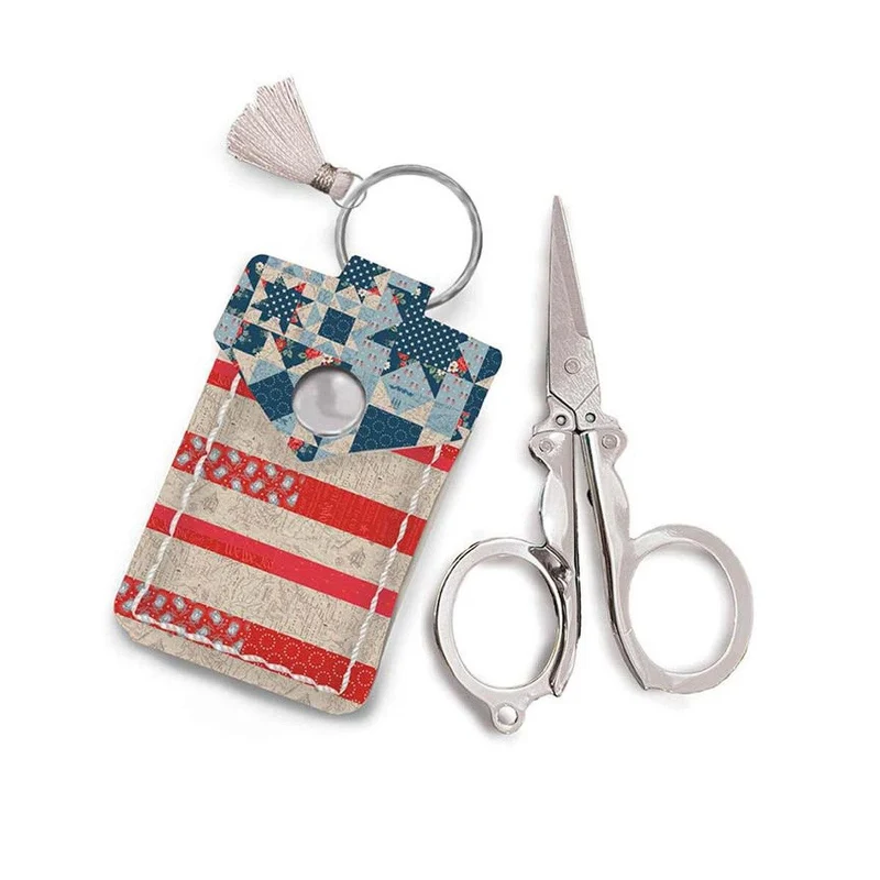 Riley Blake, Leather Scissors Pouch