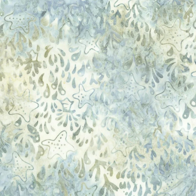 Robert Kaufman, Artisan Batiks, Coastal Shells, Tidepool