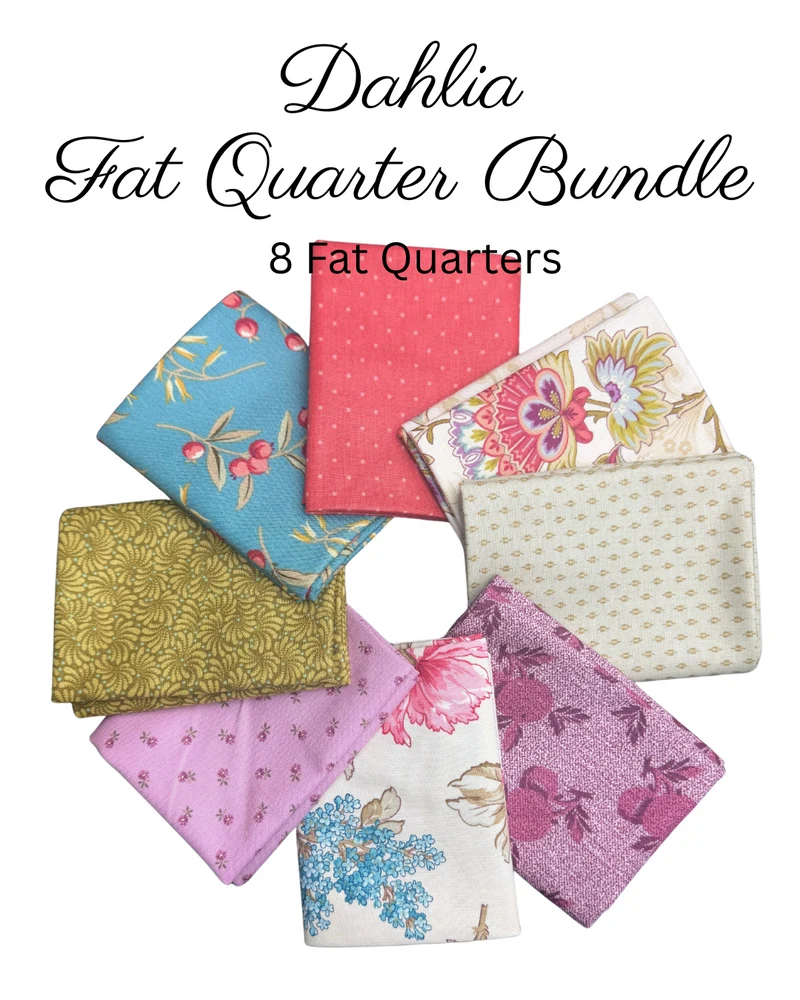 Laundry Basket Quilts, Dahlia, 8 Piece Fat Quarter Bundle