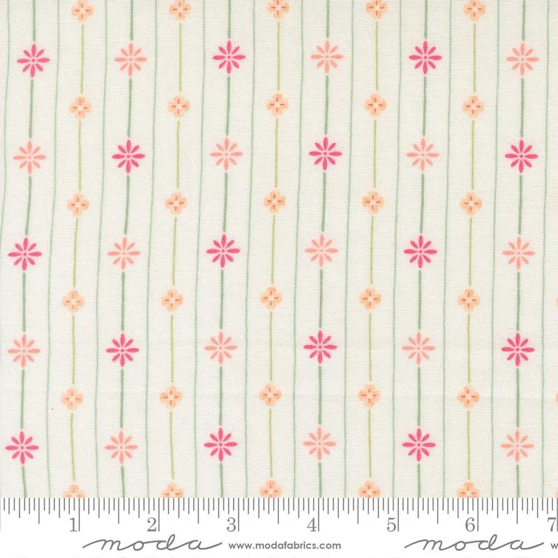 Moda, Deb Strain, Kindness, Floral Stripe, Dogwood