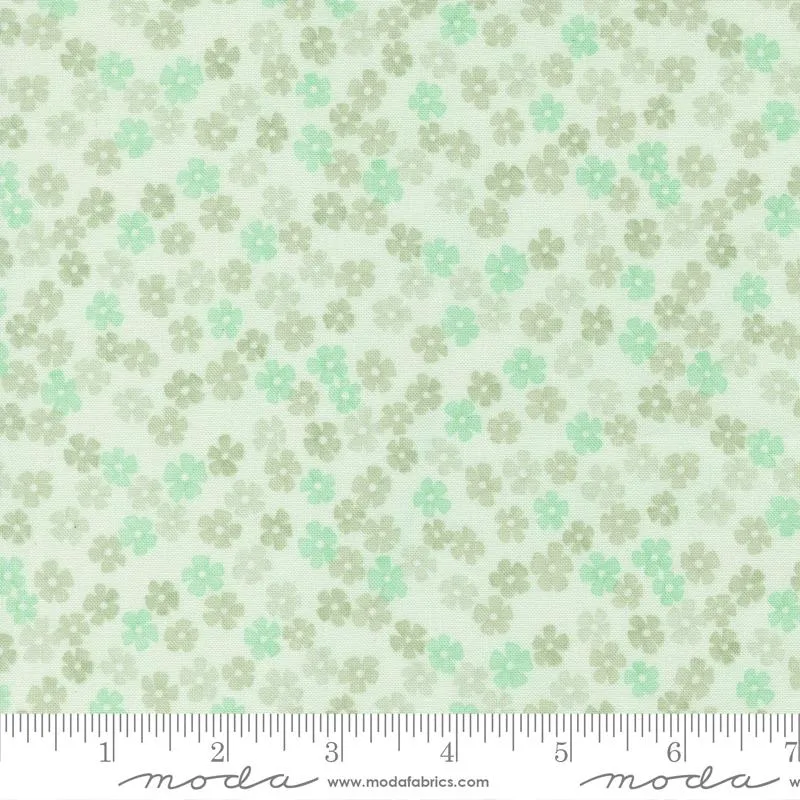 Moda, Deb Strain, Kindness, Scattered Flowers, Mist Green