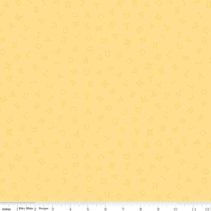 Riley Blake, Sew America, America Word Search, Yellow