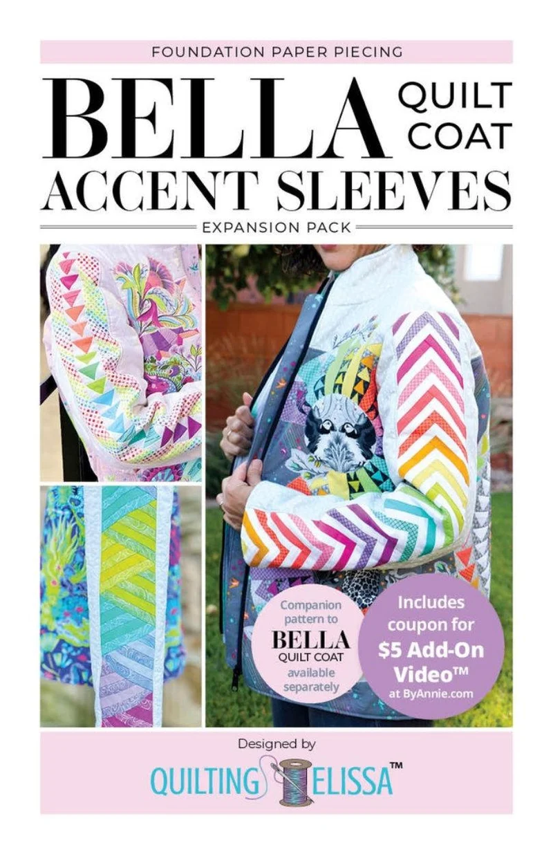 Quilting Elissa, Bella Coat Accent Sleeves, Expansion Pack