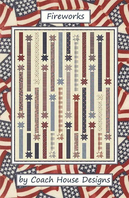 Moda, Coach House, Fireworks Quilt Pattern