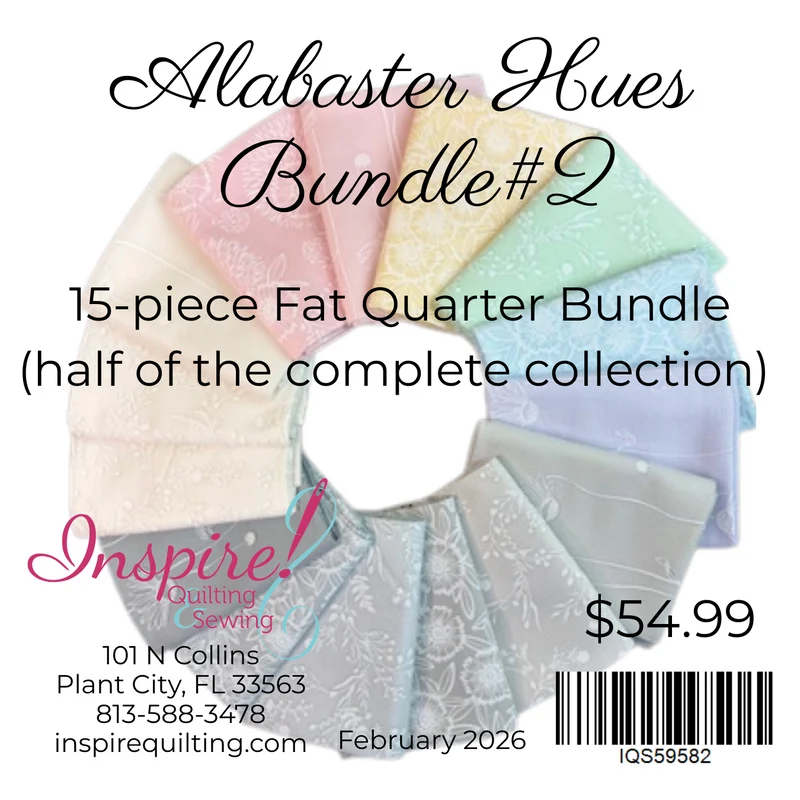Wishwell, Alabaster Hues, Pastel Fat Quarter Bundle #2