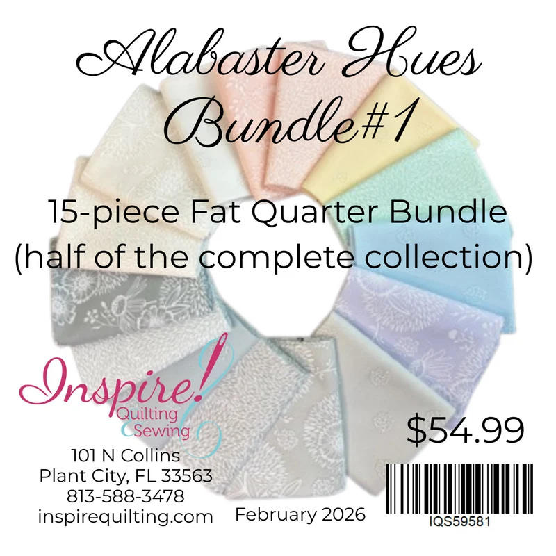 Wishwell, Alabaster Hues, Pastel Fat Quarter Bundle #1