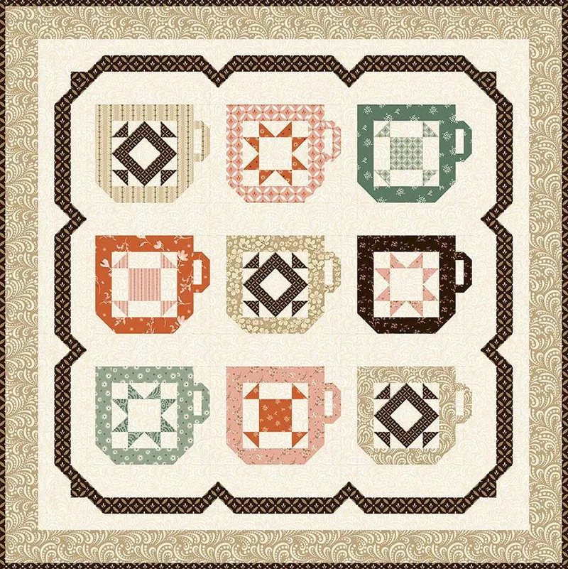 Sandy Gervais, Mug Collection Quilt Pattern