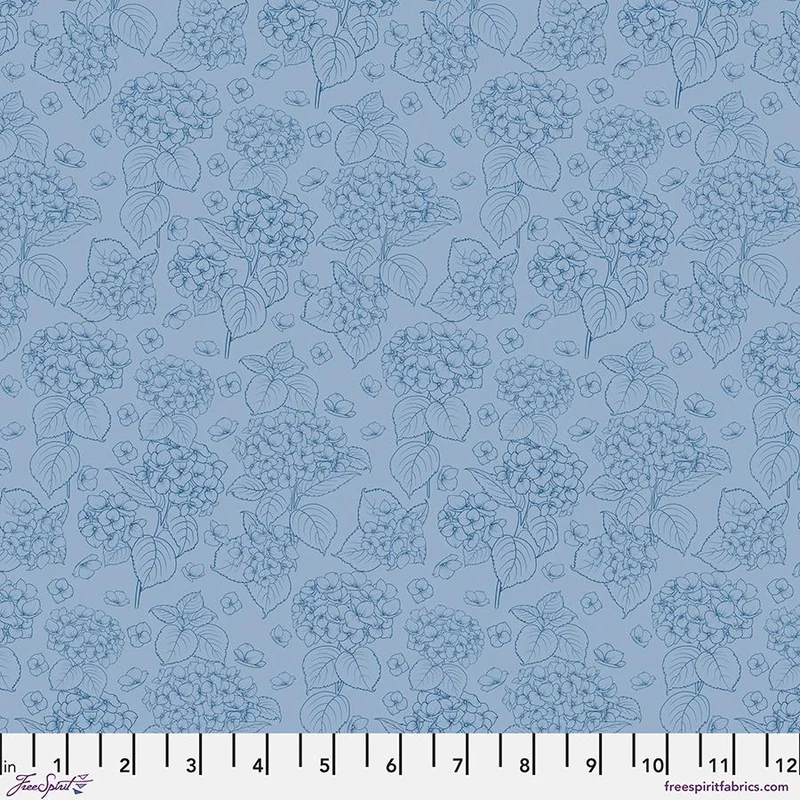 Sew Kind of Wonderful, Primiive Cloth, Hydrangea, Blue