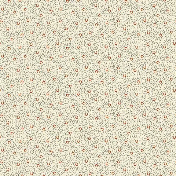 Marcus Fabrics, Bandana Bliss, Horseshoes, Cream
