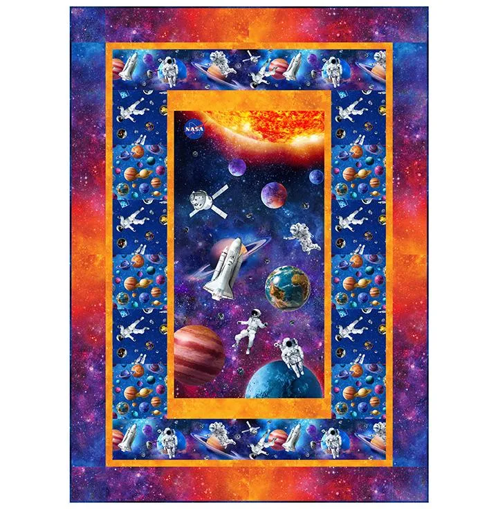 Space Odyssey Quilt Pattern by Castelleja Cotton