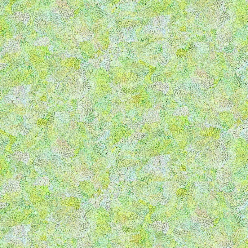 Timeless Treasures, Dragonfly Mist, Bubble Texture, Green