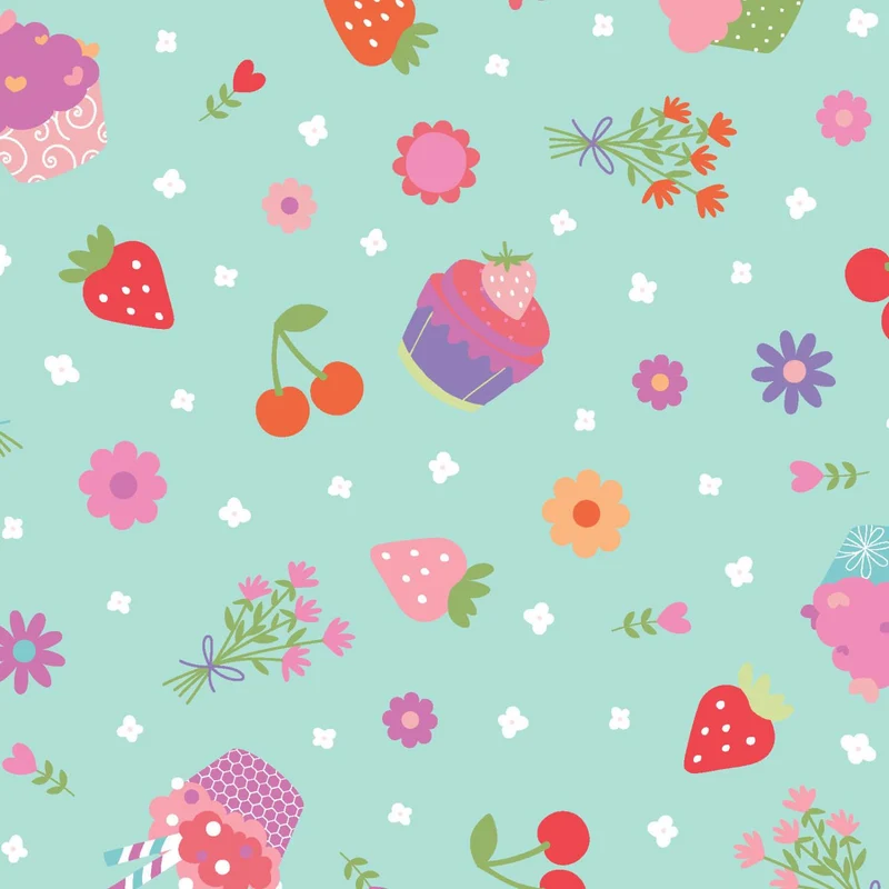 Kimberbell, Sweet Shoppe, Cupcakes, Blue
