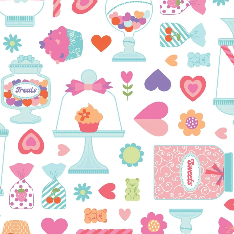 Kimberbell, Sweet Shoppe, Candy Jars, White