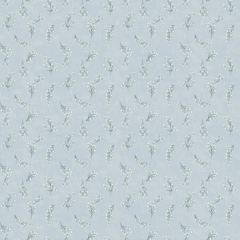 FIGO Fabrics, Humblebee, Branches, Blue