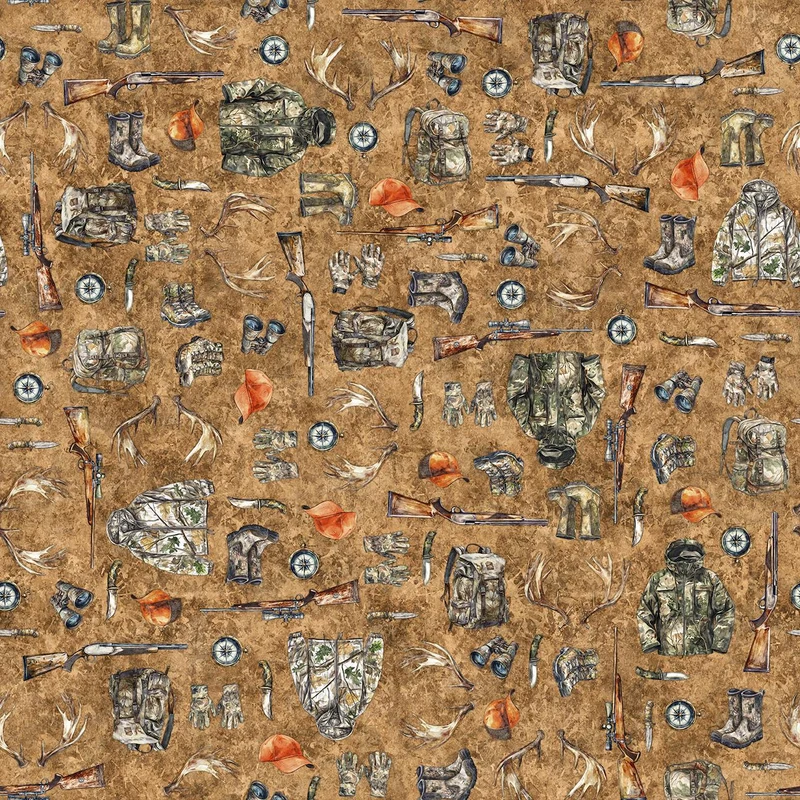 QT Fabrics, Forest, Field & Stream, Hunting Equipment, Terracotta