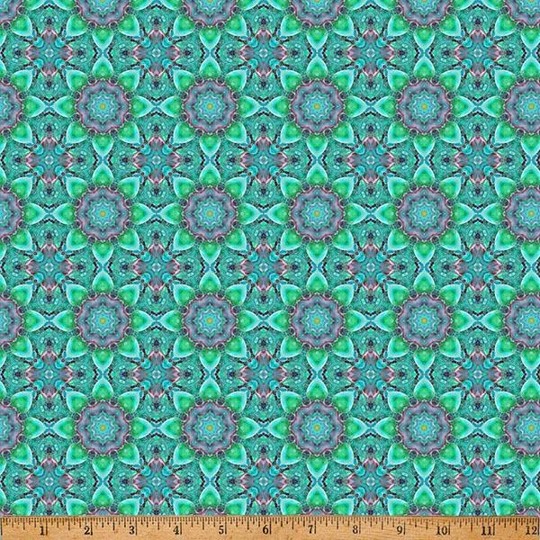 Hoffman Fabrics, Bubblelicious, Geometric, Turquoise