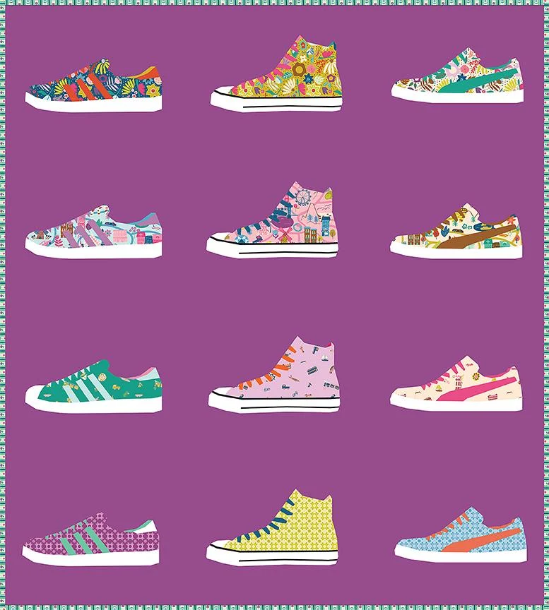 Latifah Saafir Studio, Kicks Quilt Pattern