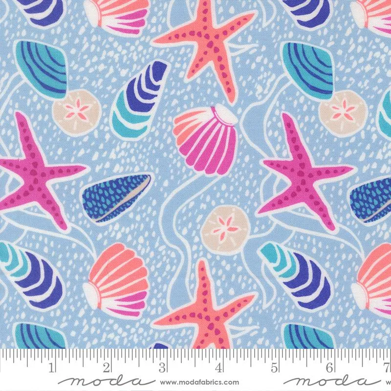 Moda, Reef, Sea Shells, Marlin Blue