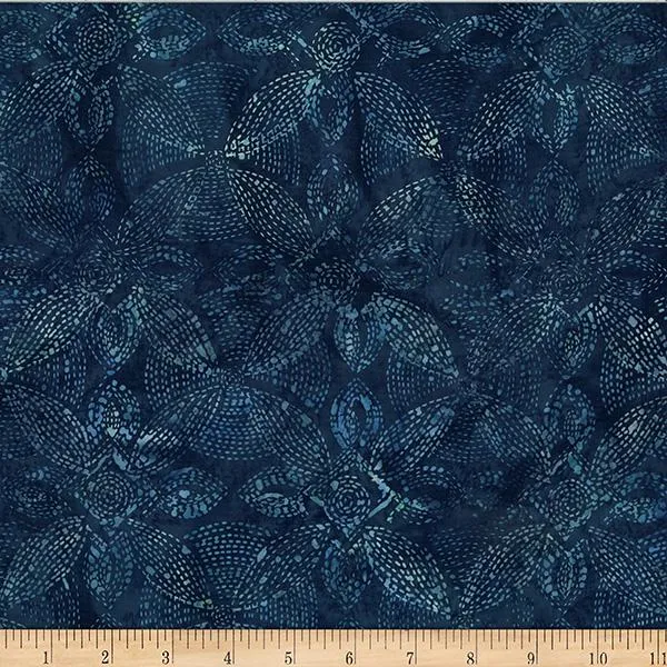 Bali Batiks, Dotty Tiles, Moonstruck, Teal