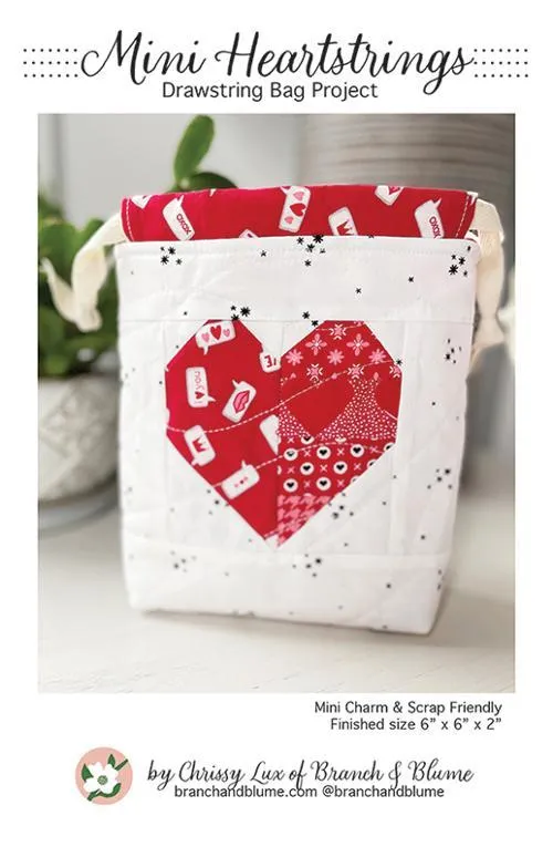 Branch & Blume, Mini Heartstrings Bag Pattern