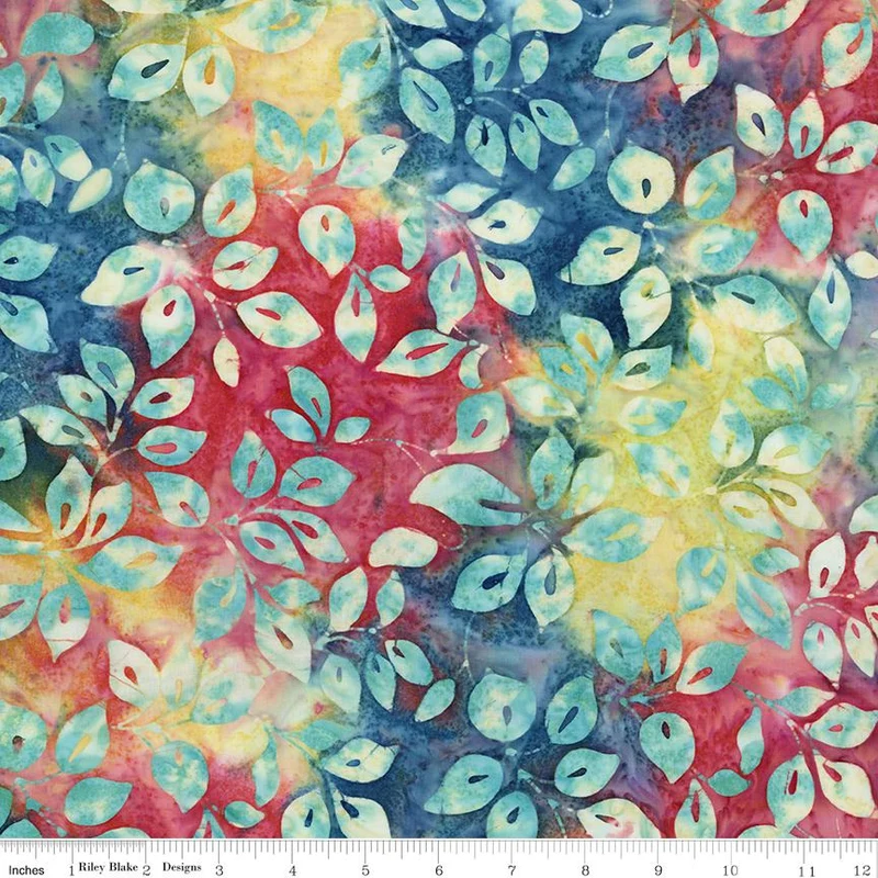 Riley Blake, Expressions, Carnival Glass Batiks, Wide Back , Brilliance