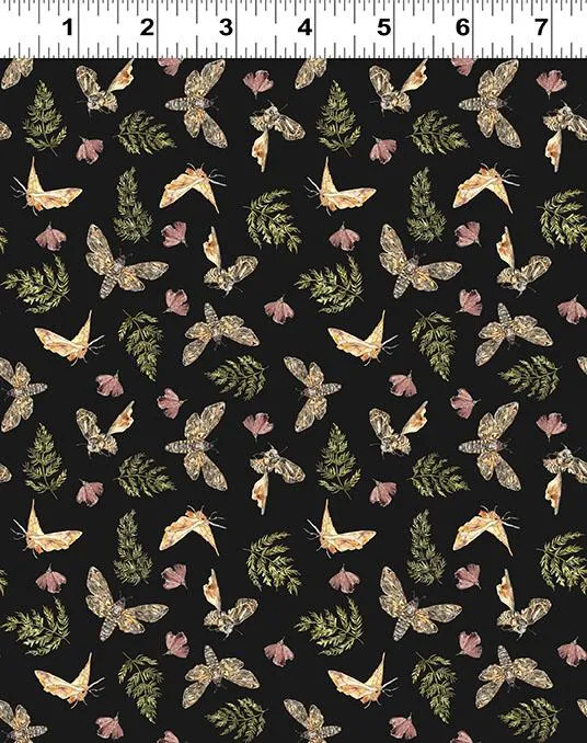 Clothworks, Night Whispers, Moths, Black