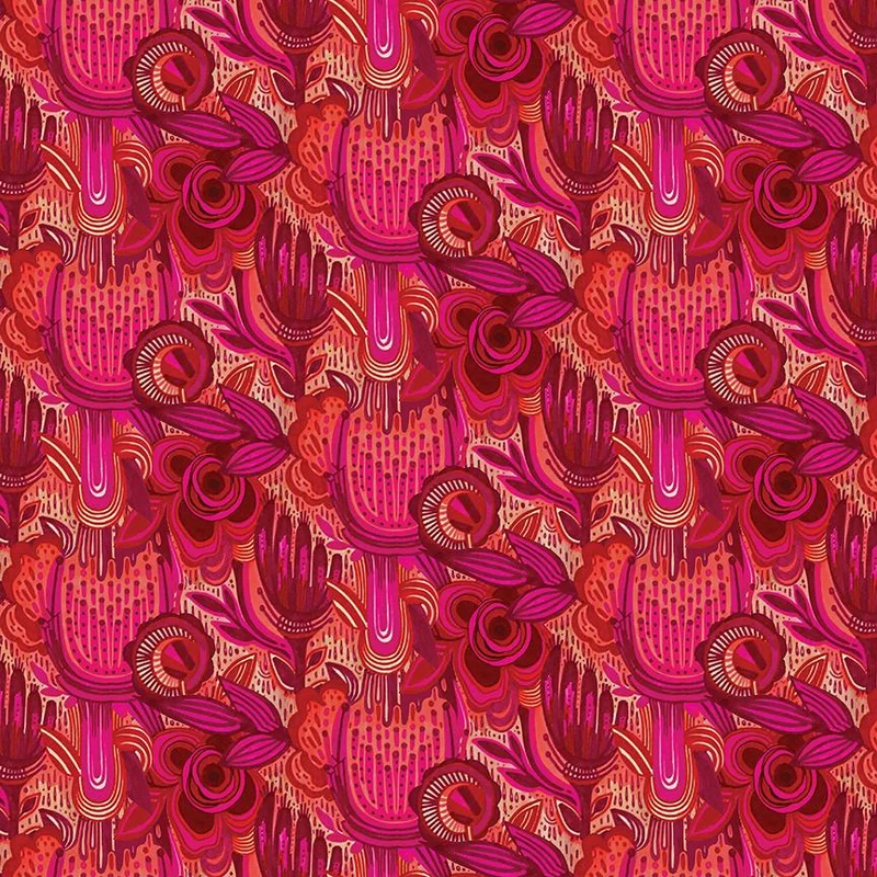 Benartex, Gentle Warriors, Cascade, Pink