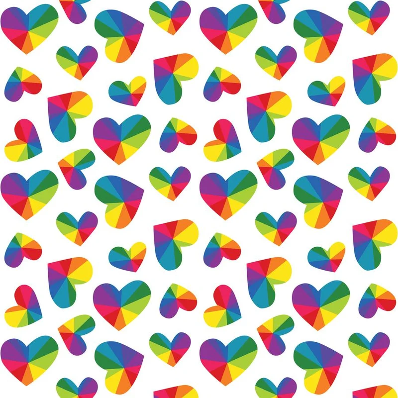 Freee Spirit, Love In The Wild, Love Everywhere, Tossed Hearts, multi colors