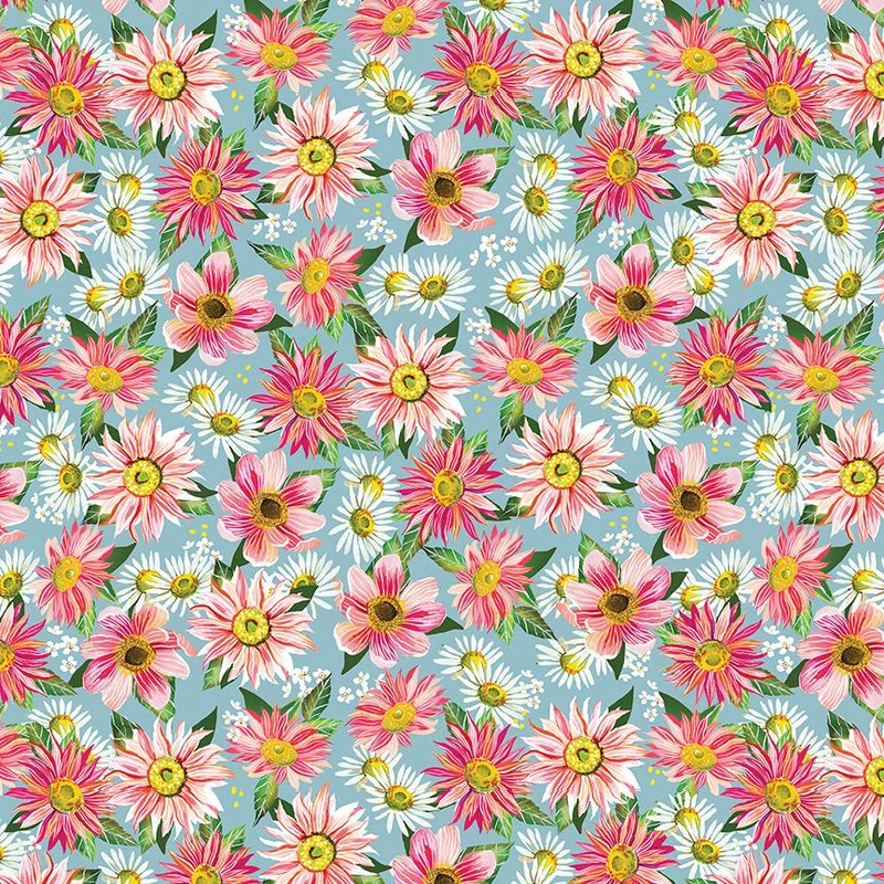 Benartex, A Prairie Heart, Country Bloom, Prairie Sky