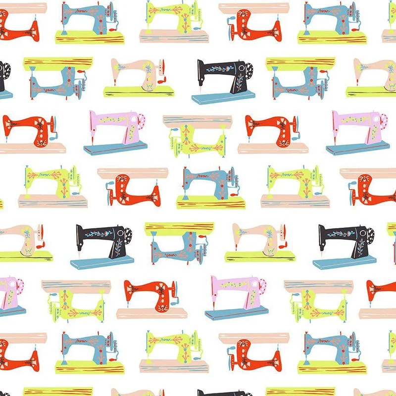 Dear Stella, Stitch & Glow, Sewing Machines, White