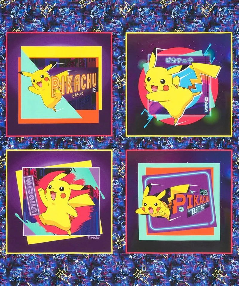 Pokemon Neon Lights, Main Panel 36" X 42"