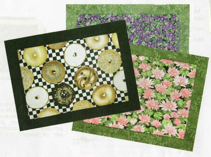 Easy Mitered Placemats Pattern