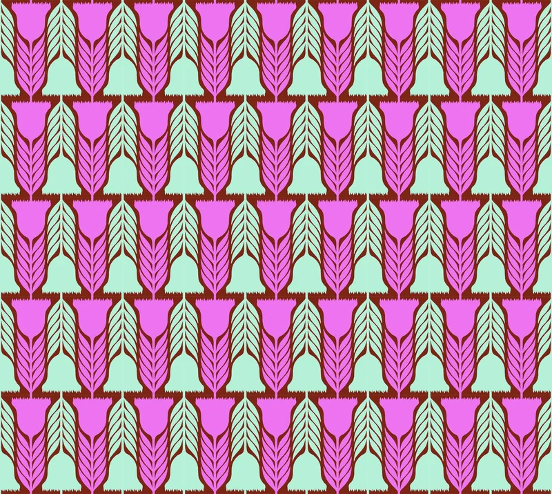Northcott, Anna Maria Parry, Art Deco Stripe, Pink