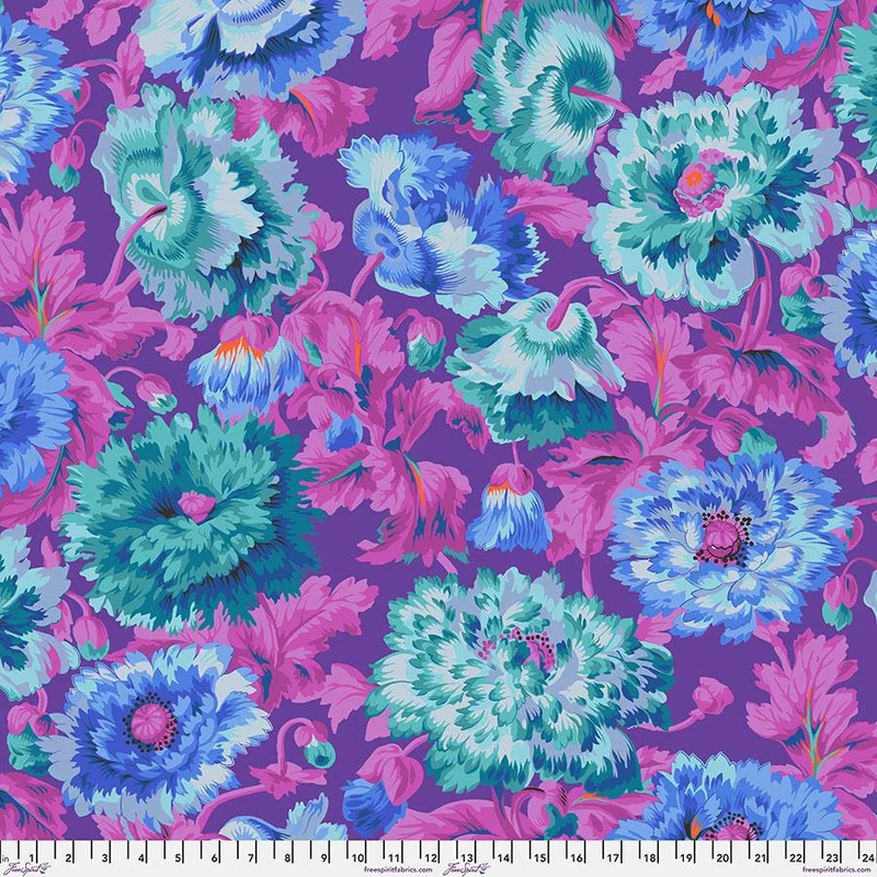 Kaffe Fassett Collective, August 2025, Rosemary, Blue