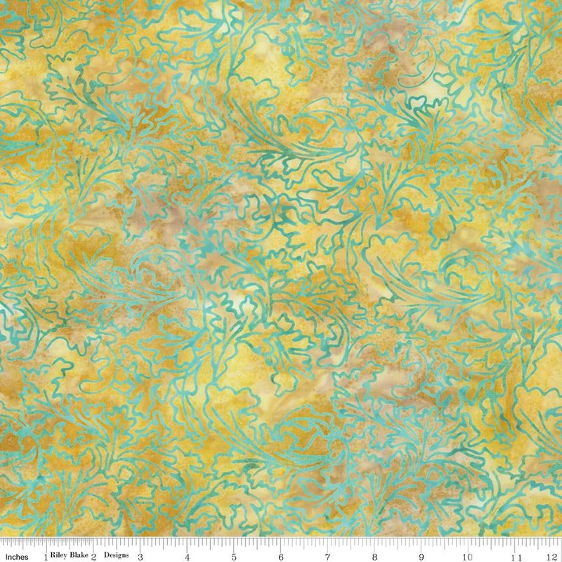 Riley Blake, Kalinda Batiks, Espresso, Dijon