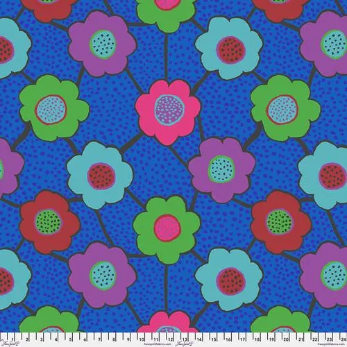 Kaffe Fassett Collective, August 2025, Floral Connections, Blue