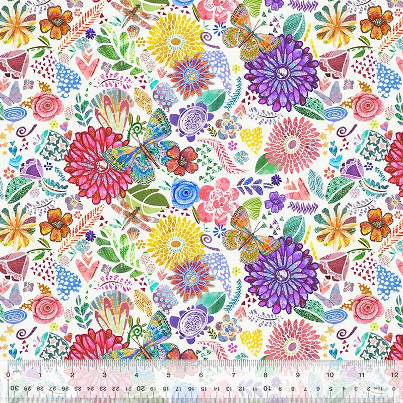 Windham, Jennifer Lambein, Shine On, Collage, White