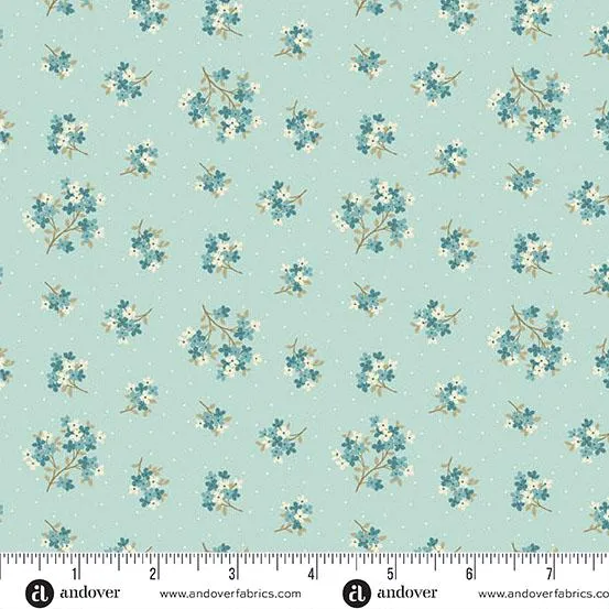 Andover, Laundry Basket Quilts, Lighthouse,Light Blue