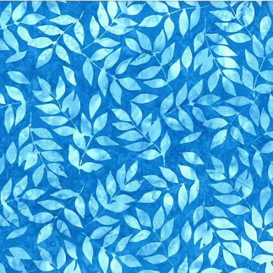Hoffman Challenge Batik, Bali Bali Batiks, Leaves, Delta