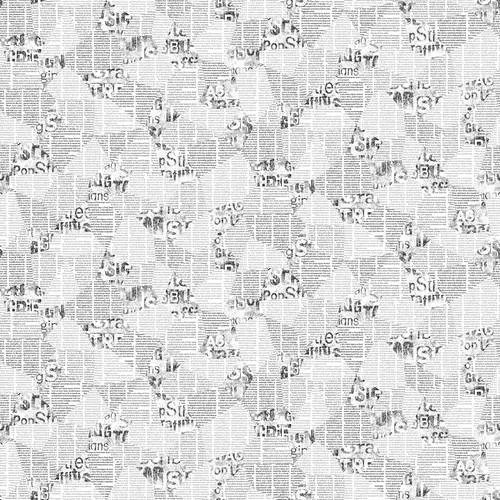 Studio E, Urban News Wide Backing 118" wide, White