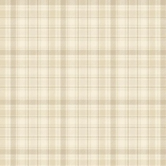 Marcus Fabrics, Toolbox Primo Flannels, Beige Plaid