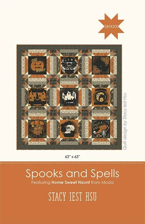 Moda Fabrics, Spooks & Spells Quilt Pattern