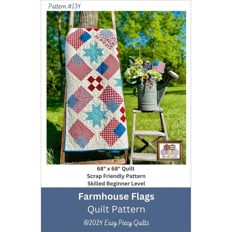 Farmhouse Flags Quilt Pattern