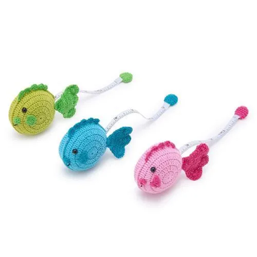Crocheted Tape Measure, Fish